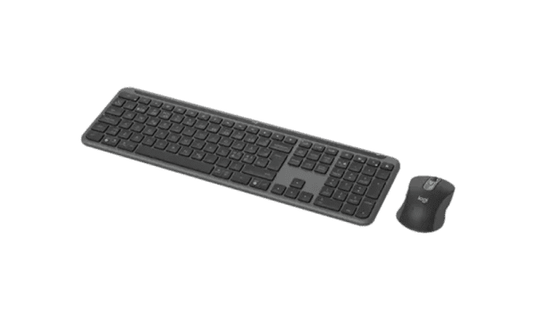 ⁦סט מקלדת ועכבר אלחוטיים Logitech MK950 Signature Slim Combo גרפיט⁩ – תמונה ⁦2⁩