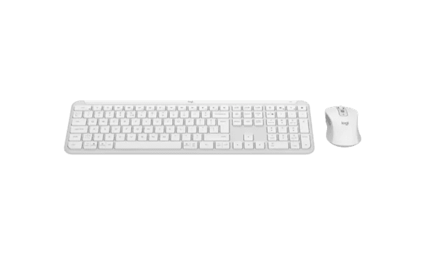 סט מקלדת ועכבר אלחוטיים Logitech MK950 Signature Slim Combo לבן
