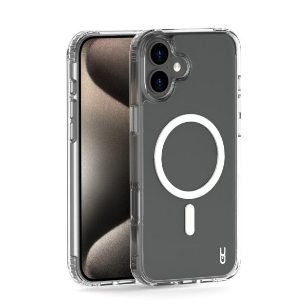 כיסוי שקוף תומך MagSafe לאייפון iPhone 16 מבית GripCase