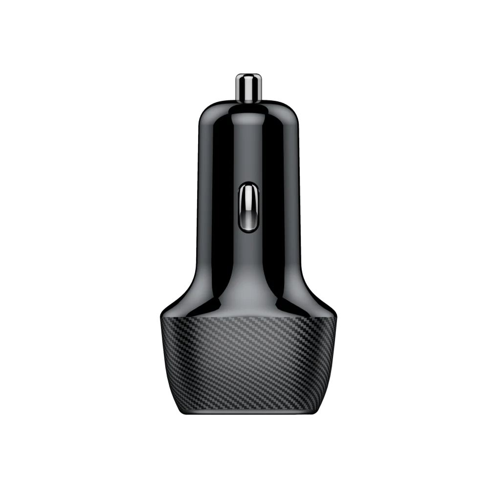 מטען רכב מהיר הכולל שתי כניסות Type-C 25W + USB 18W כולל כבל Type-C to Type-C מבית Miracase – תמונה 3