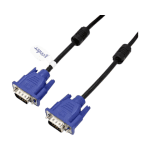 כבל VGA ל-VGA באורך 1.5 מטר – איכות שידור גבוהה עם סינון רעשים