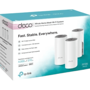 מגדיל טווח Tp-Link Deco E4 Mesh AC1200Mbps (סט של 3 יחידות)
