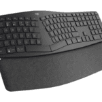 מקלדת ארגונומית אלחוטית Logitech ERGO K860 עם תמיכה בפרקי כף היד ונוחות הקלדה משופרת