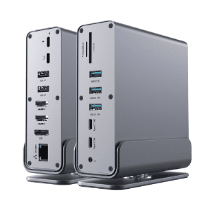 תחנת עגינה 16 ב‑1 עם חיבור Type-C – Docking Station מקצועית