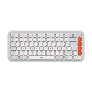 מקלדת אלחוטית Logitech Pop Keys Bluetooth בצבע Off White