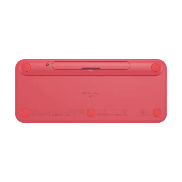 ⁦מקלדת אלחוטית Logitech Pop Keys Bluetooth בצבע ורוד⁩ – תמונה ⁦4⁩