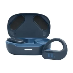 JBL Endurance Peak 3 – אוזניות אלחוטיות ספורט כחולות עם עמידות IP68 וסוללה 50 שעות