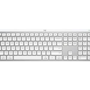 מקלדת אלחוטית מוארת Logitech MX Keys S for Mac בצבע Pale Gray
