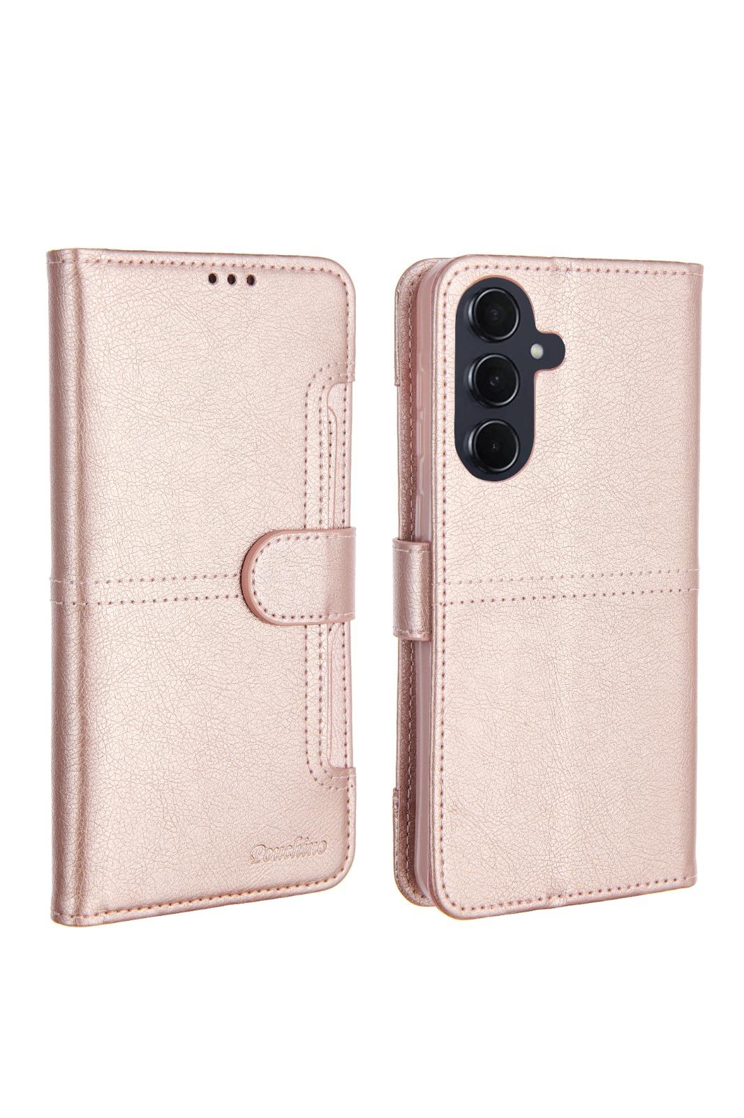 כיסוי ספר בצבע רוז גולד עבור Samsung S25 מבית GripCase