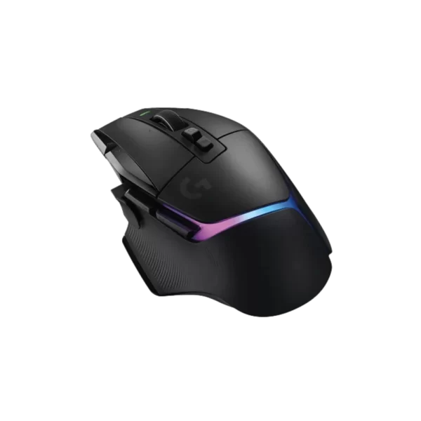 עכבר גיימינג אלחוטי Logitech G502 X Plus בצבע שחור עם תאורת RGB