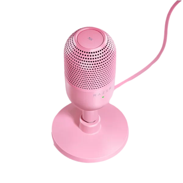 ⁦מיקרופון גיימינג שולחני Razer Seiren V3 Mini בצבע ורוד⁩ – תמונה ⁦2⁩