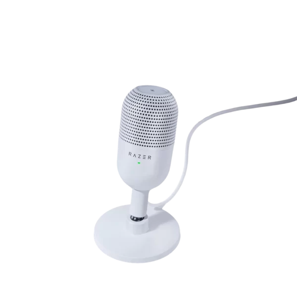 ⁦מיקרופון גיימינג שולחני Razer Seiren V3 Mini בצבע לבן⁩ – תמונה ⁦2⁩