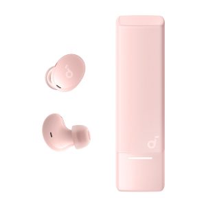 אוזניות אלחוטיות Anker Soundcore A30i ורוד – ANC עם סוללה 35 שעות ועמידות IP54