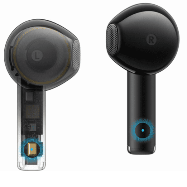 ⁦אוזניות אלחוטיות Anker Soundcore K20i – Bluetooth, מיקרופון מובנה, צבע שחור⁩ – תמונה ⁦3⁩