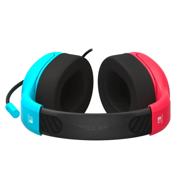 ⁦אוזניות גיימינג חוטיות Turtle Beach Airlite Fit כחול אדום – תואמות Nintendo Switch⁩ – תמונה ⁦2⁩