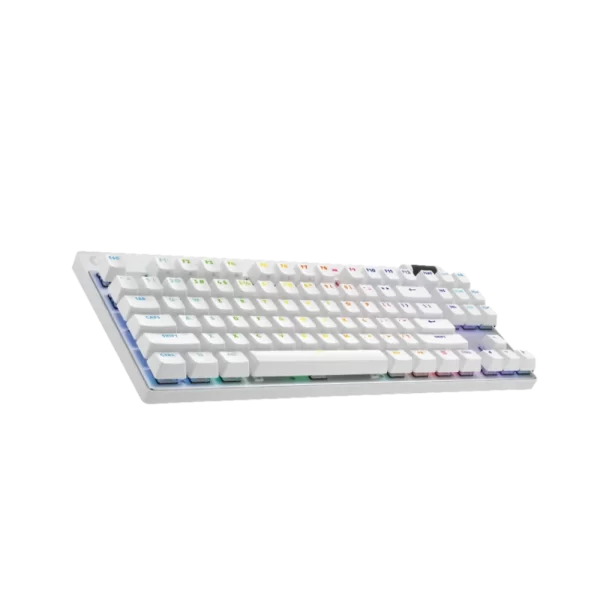 ⁦מקלדת גיימינג חוטית Logitech Pro X TKL Rapid בצבע לבן⁩ – תמונה ⁦3⁩