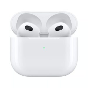 Apple AirPods (דור 3) – Spatial Audio, IPX4, קייס טעינה Lightning