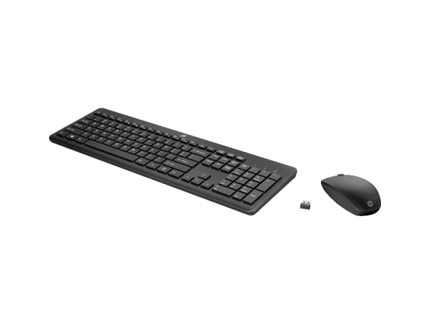 ⁦סט מקלדת ועכבר אלחוטיים HP 230 בעברית – קומפקטי, אמין ונוח לעבודה בבית ובמשרד⁩ – תמונה ⁦2⁩