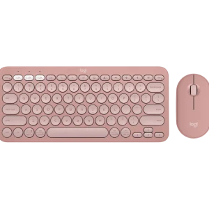 Logitech Pebble 2 K380s + M350m | סט מקלדת ועכבר Bluetooth קומפקטי ורוד
