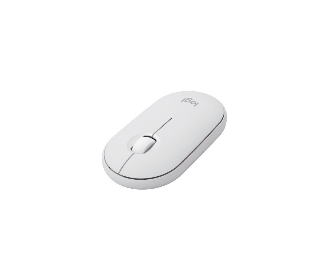 Logitech Pebble 2 K380s + M350m | סט מקלדת ועכבר Bluetooth קומפקטי לבן – תמונה 4