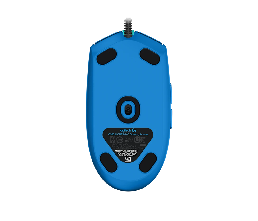 עכבר גיימינג חוטי Logitech G102 Lightsync RGB (כחול) – תמונה 2