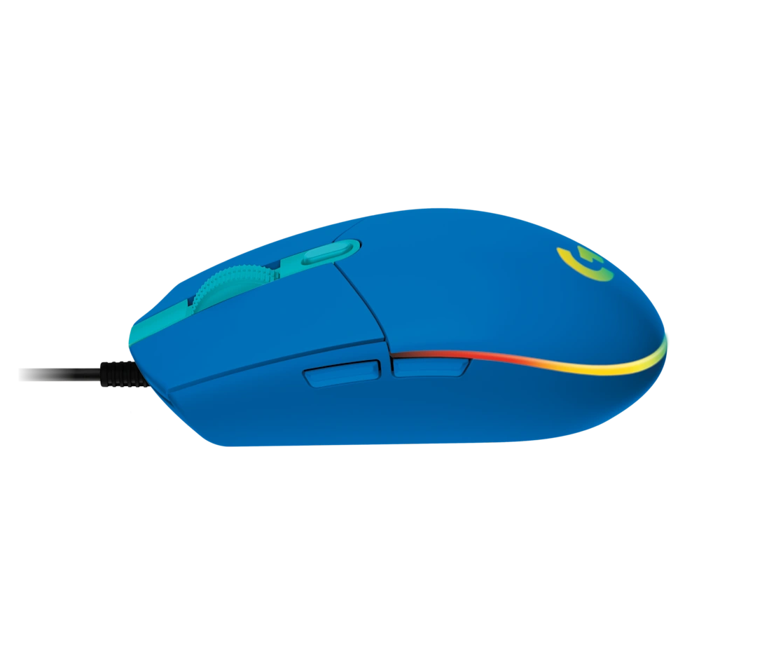 עכבר גיימינג חוטי Logitech G102 Lightsync RGB (כחול) – תמונה 3