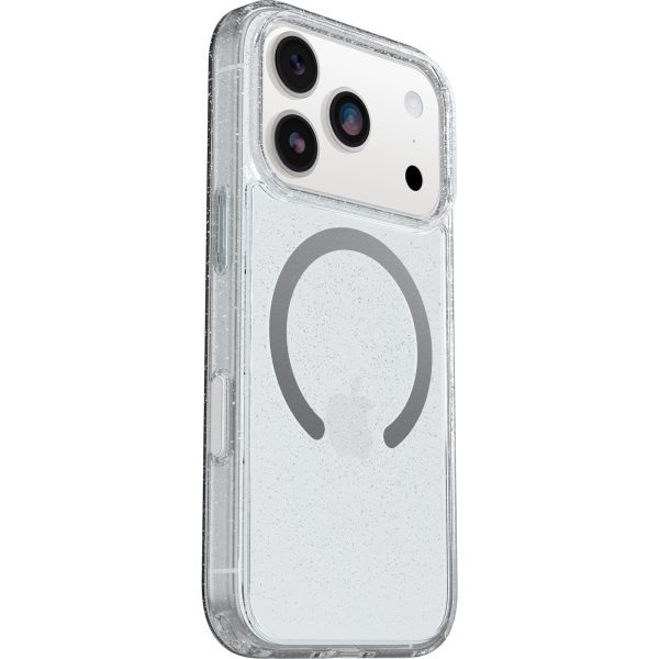 ⁦כיסוי OtterBox Symmetry שקוף נצנץ MagSafe ל-iPhone 17 Pro⁩ – תמונה ⁦2⁩