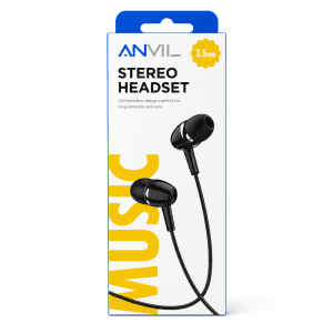 אזניות חוטיות תוך-אוזן Avnil 3.5mm - שחור
