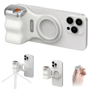 ידית צילום מגנטית TELESIN MagSafe עם שלט Bluetooth