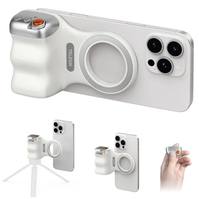 ידית צילום מגנטית TELESIN MagSafe עם שלט Bluetooth