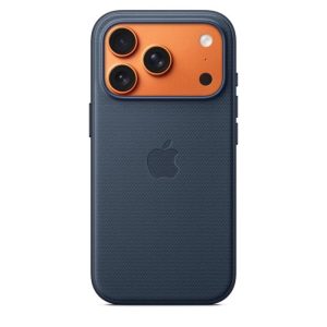 כיסוי TechWoven מקורי Apple תומך MagSafe עבור iPhone 17 Pro Max בצבע Blue