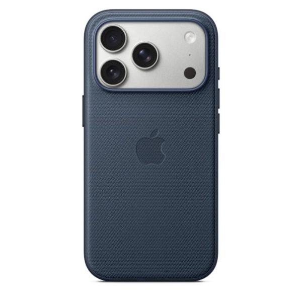 ⁦כיסוי TechWoven מקורי Apple תומך MagSafe עבור iPhone 17 Pro Max בצבע Blue⁩ – תמונה ⁦2⁩