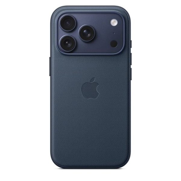 ⁦כיסוי TechWoven מקורי Apple תומך MagSafe עבור iPhone 17 Pro Max בצבע Blue⁩ – תמונה ⁦3⁩
