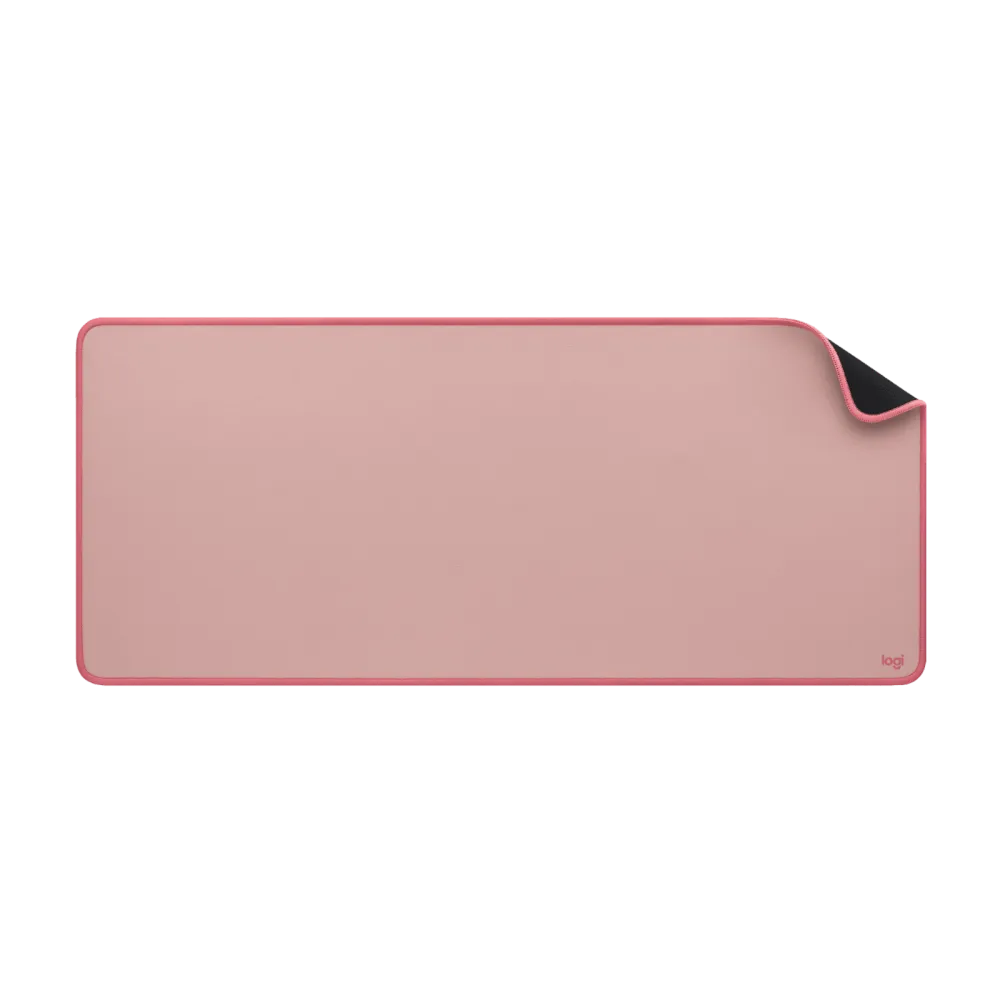 משטח עבודה למקלדת ועכבר Logitech Desk Mat - ורוד – תמונה 3