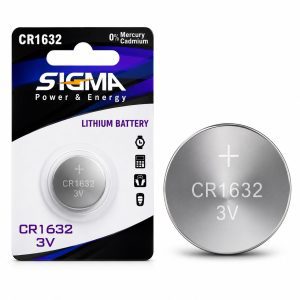 סוללת כפתור Sigma CR1632 3V ליתיום - יחידה