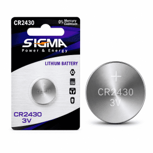 סוללת כפתור Sigma CR2430 3V ליתיום - יחידה