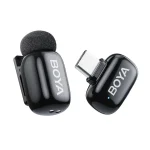 BOYA Mini Type‑C – מיקרופון אלחוטי לסמארטפון עם USB-C וביטול רעש – טווח 100 מ׳