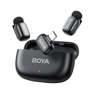 מיקרופונים אלחוטיים BOYA Mini Dual USB-C זוג