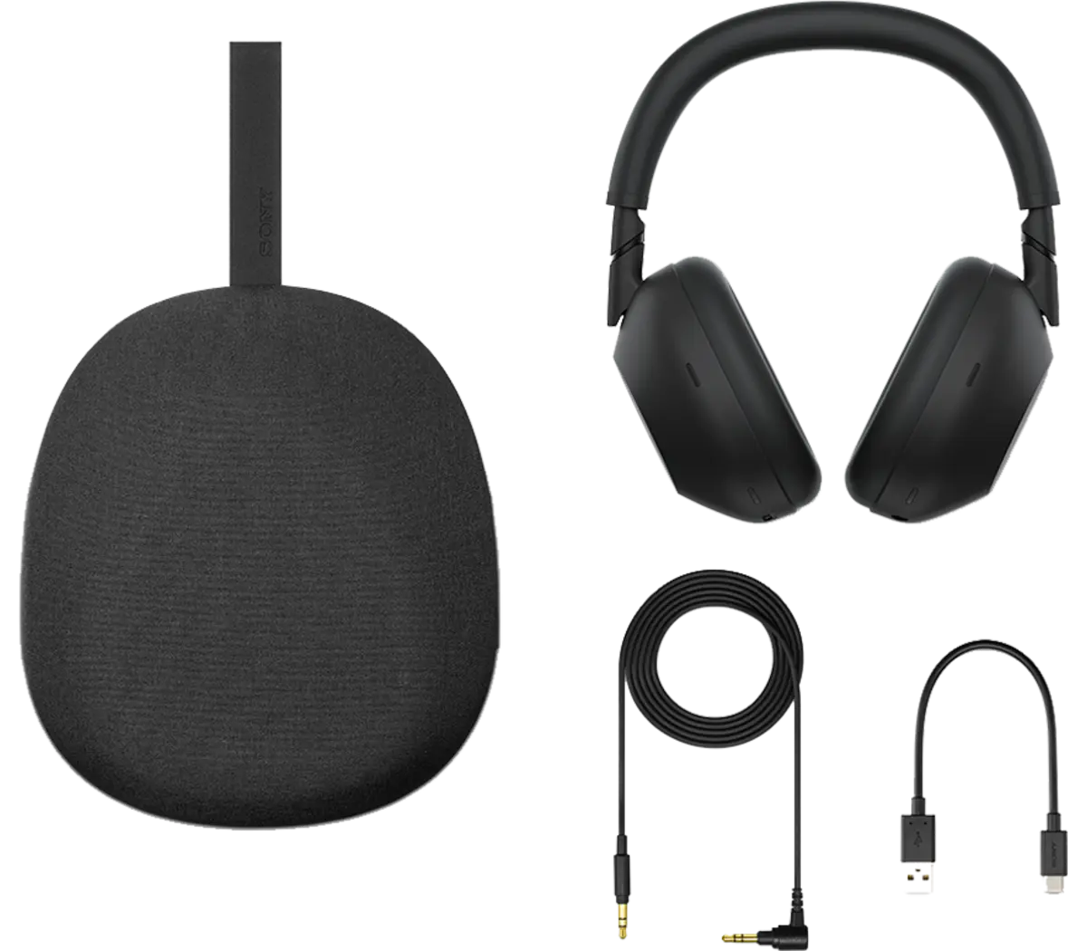 אוזניות Sony WH-1000XM6 Black אוזניות קשת אלחוטיות פרימיום עם ANC מתקדם וסאונד Hi-Res – תמונה 9