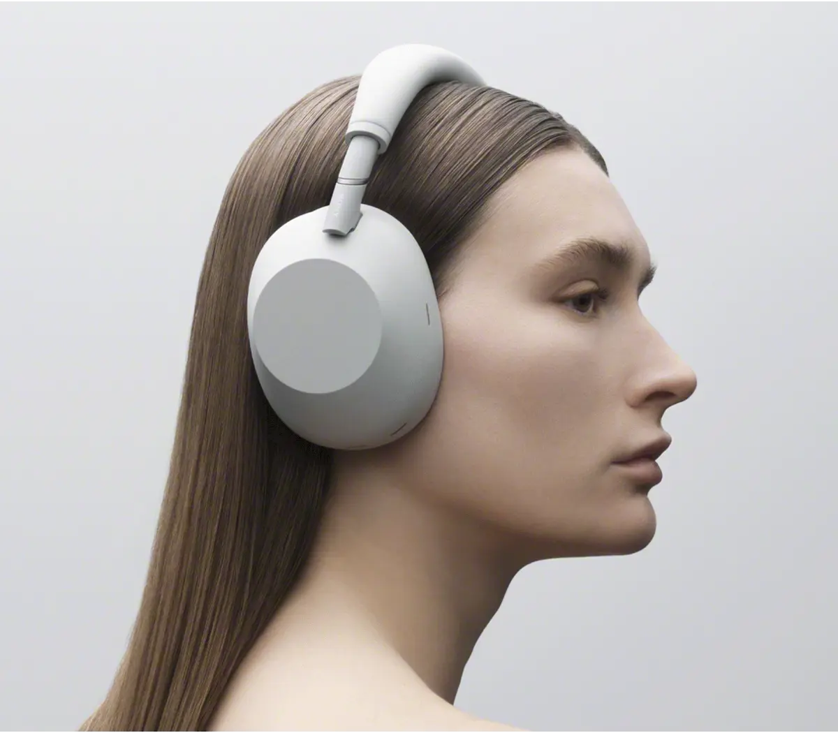 אוזניות Sony WH-1000XM6 Silver אוזניות קשת אלחוטיות עם ביטול רעשים מתקדם ועיצוב בהיר יוקרתי – תמונה 9