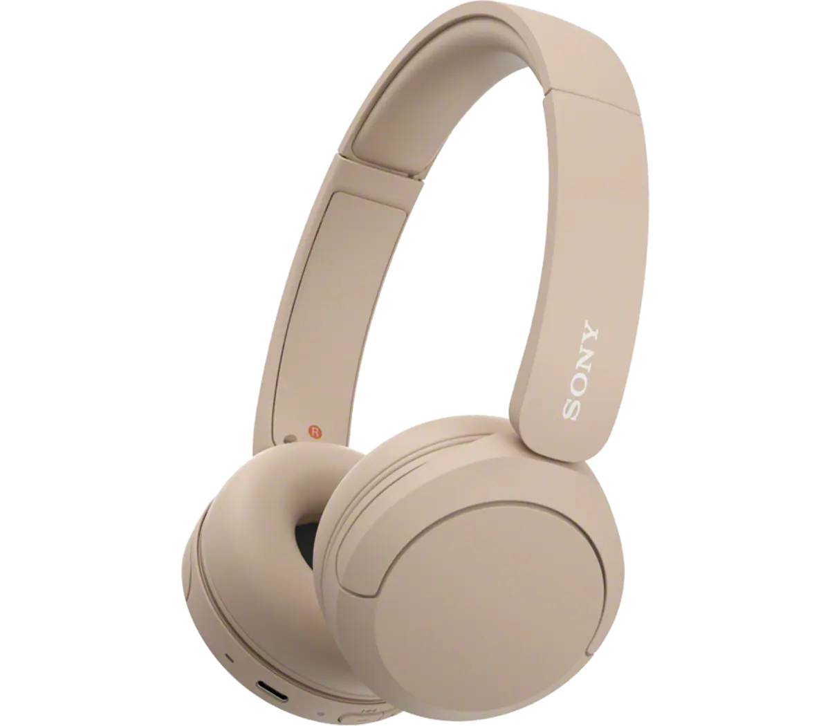 אוזניות Sony WH-CH520C Beige אוזניות קשת בלוטות קלות עם סוללה עד 50 שעות ועיצוב ניטרלי