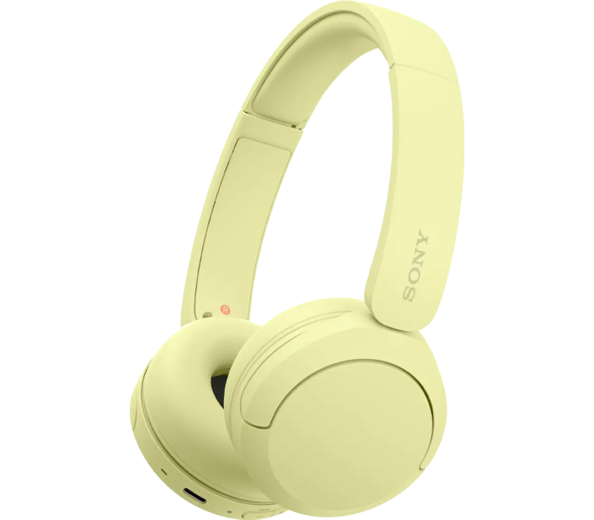 אוזניות Sony WH-CH520C Yellow אוזניות קשת בלוטות קלות עם סוללה עד 50 שעות וסאונד מאוזן ליום יום