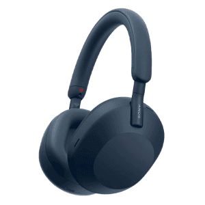 אוזניות Over-Ear אלחוטיות עם בידוד רעשים | Sony WH-1000XM5 - Blue