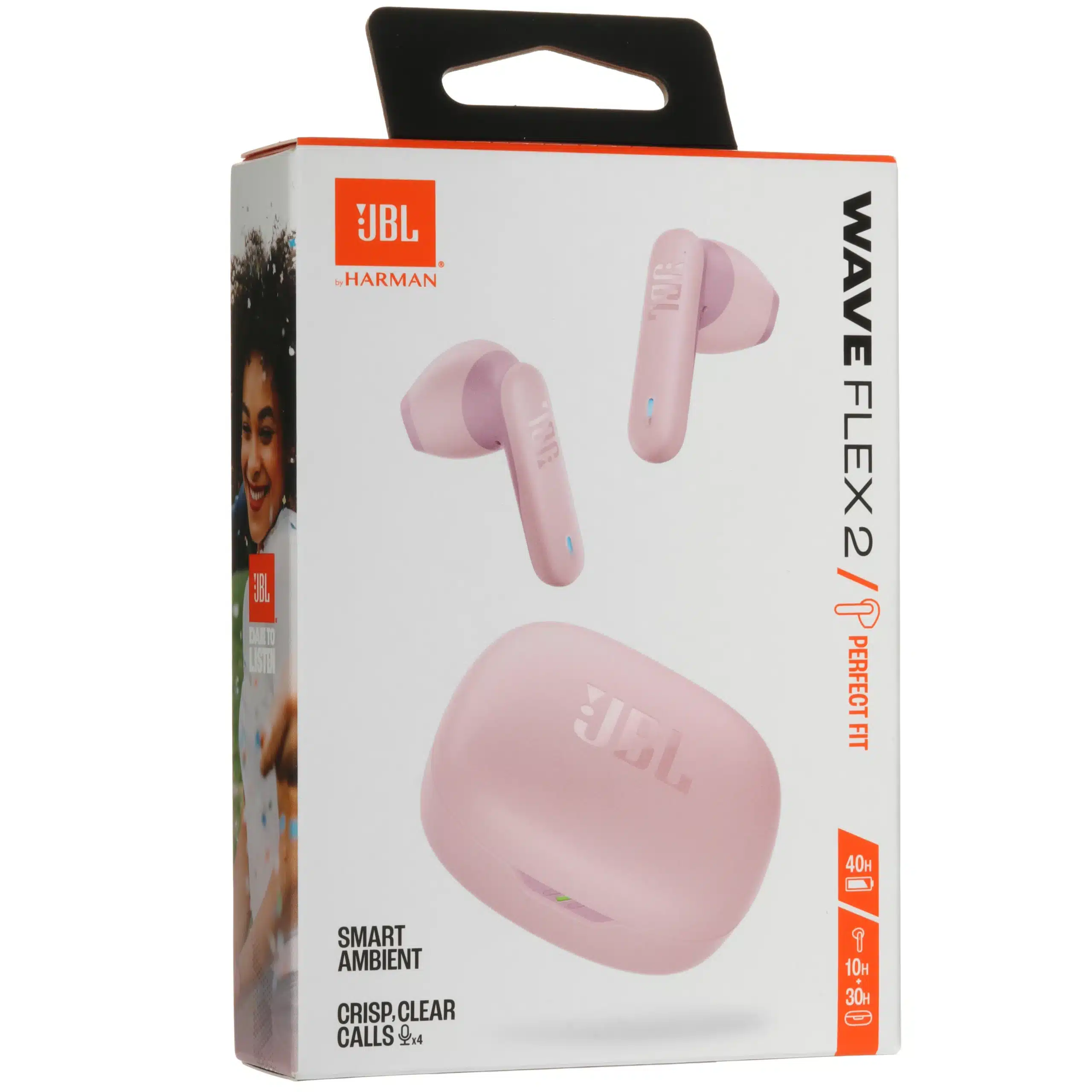 אוזניות אלחוטיות JBL Wave Flex 2 TWS ורוד – תמונה 9