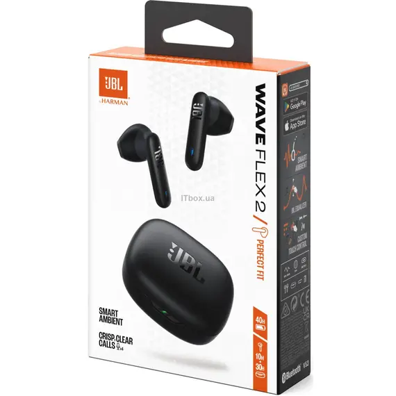 אוזניות אלחוטיות JBL Wave Flex 2 TWS שחור – תמונה 9