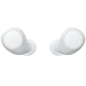 אוזניות אלחוטיות Sony WF-C510W בצבע לבן – סאונד נקי, Bluetooth יציב ונוחות יומיומית – יבואן רשמי