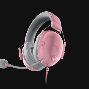 אוזניות Razer BlackShark V2 X 3.5mm חוטיות ורוד