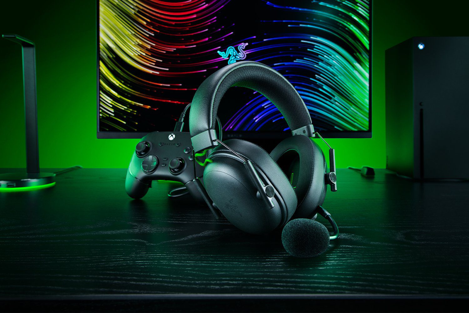 אוזניות גיימינג אלחוטיות Razer BlackShark V3 Xbox שחור – תמונה 2