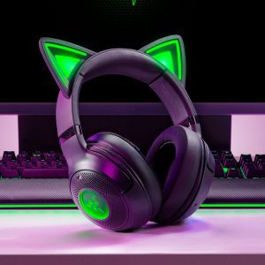 אוזניות גיימינג אלחוטיות Razer Kraken Kitty BT V2 שחור