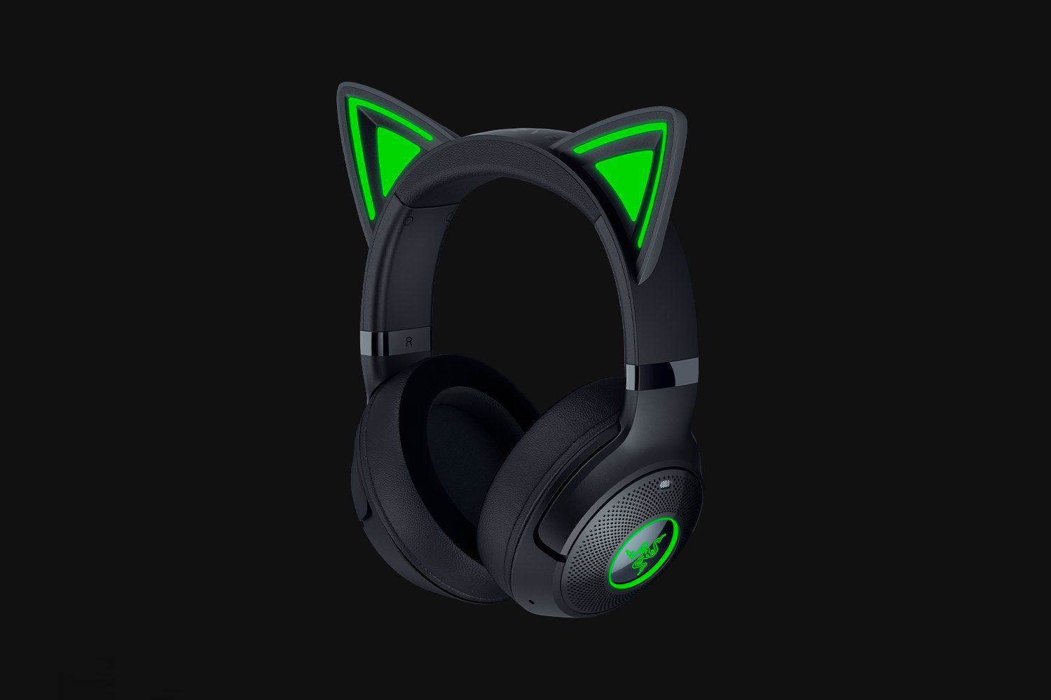 אוזניות גיימינג אלחוטיות Razer Kraken Kitty BT V2 שחור – תמונה 3